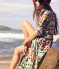Samara Casual Bohemian Ethnic Long Coat Maxi Dress